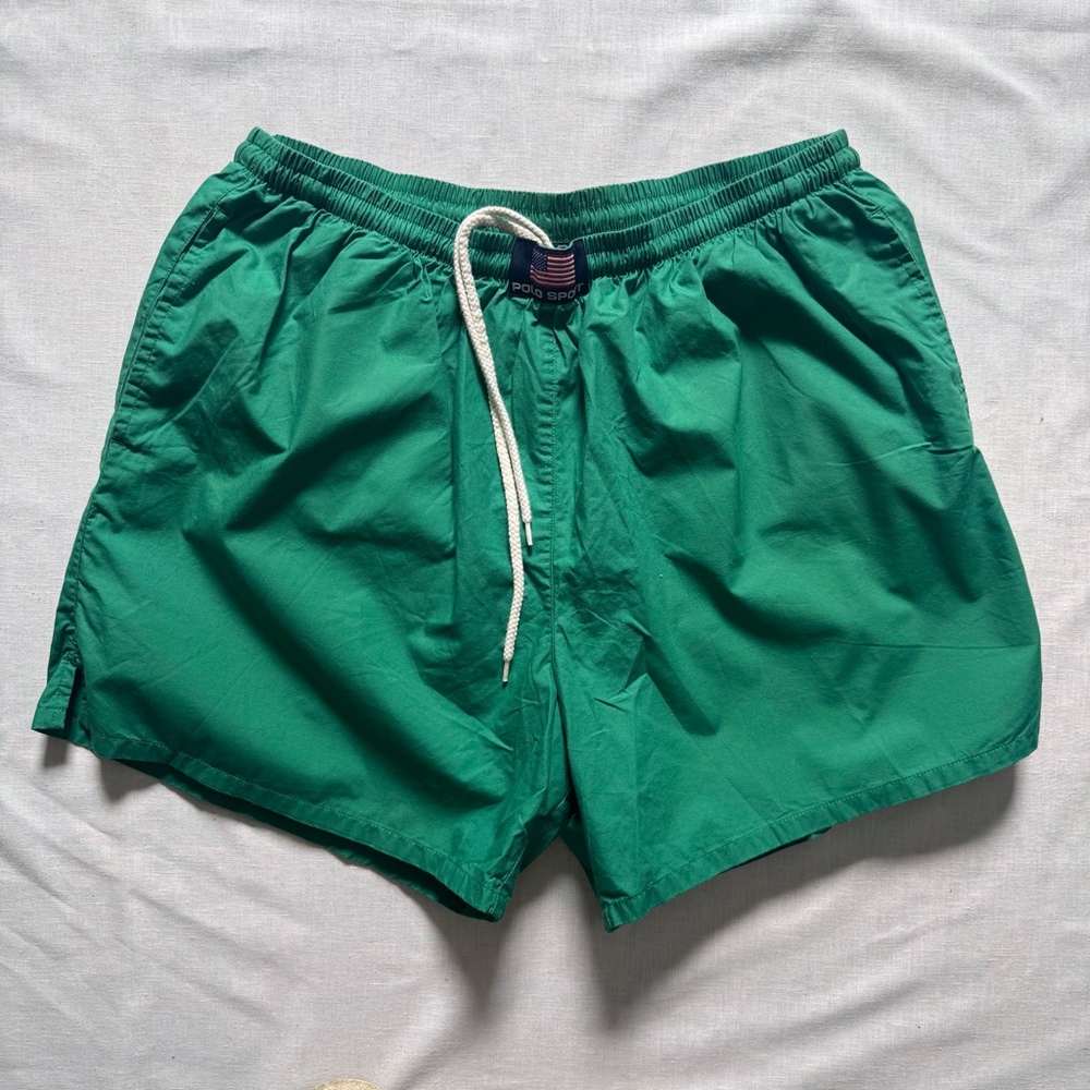 Ralph Lauren Polo Sport Vintage 90’s Green Swim Trunks XXL